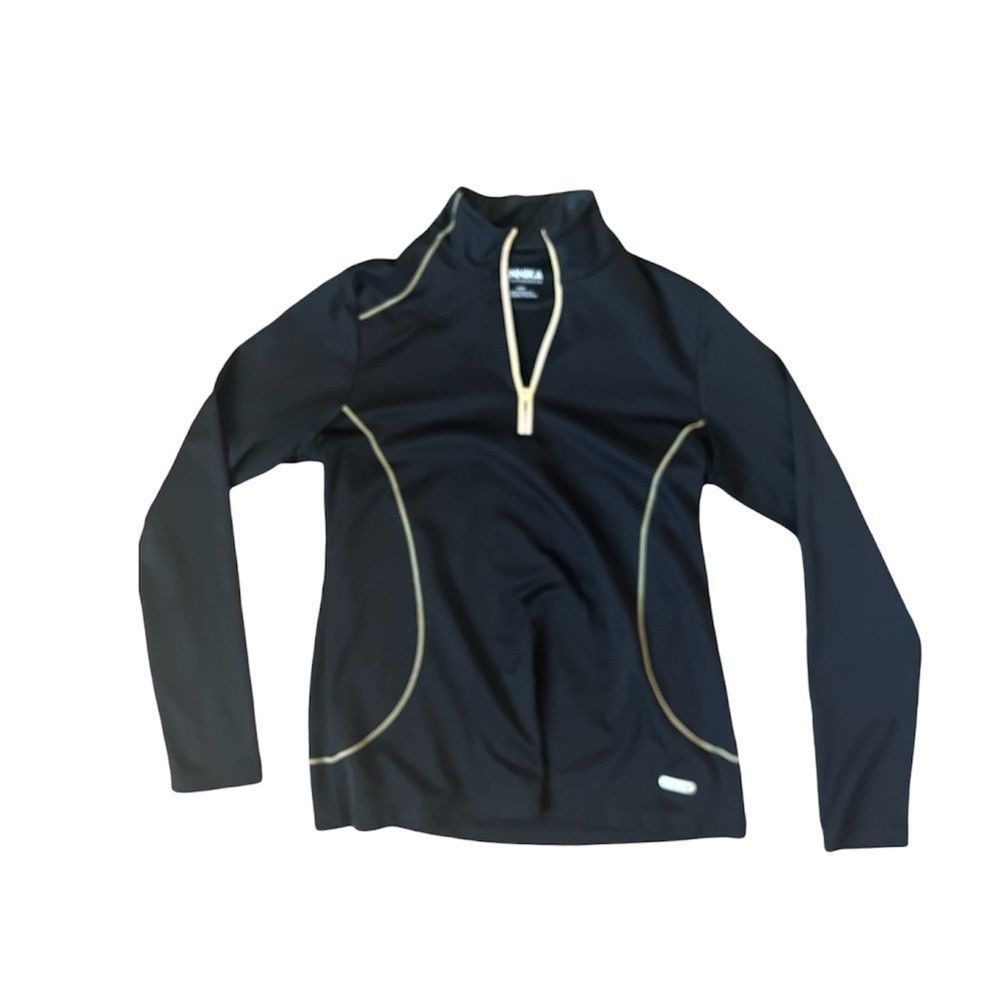 Cutter & Buck Annika Med 1/3 Zip Up Running Pullover Jacket Reflective Accents